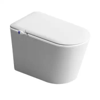 Smart Toilet One Piece Bidet Toilet With Water Tank For Bathrooms Elongated Toilet With Warm Water Foot Sensor Heated Bidet Seat