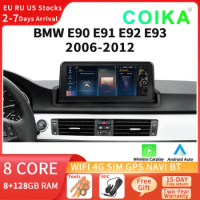 8 Core Car Radio Stereo For BMW E90 E91 E92 E93 Android 13 System WIFI SIM Carplay Auto GPS Navi Multimedia Player