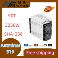 Used Bitmain Antminer S19 90Th 3250w BTC BSV BCH LTC SHA-256 asic miner crypto miner