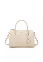 Wild Channel Women's Top Handle Bag / Sling Bag / Crossbody Bag (Tas Selempang / Tas Tangan) - Krem