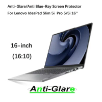 2X Anti Blue Light and Anti Glare Screen Protector for Lenovo IdeaPad Slim 5i (16" Gen8) IdeaPad Pro 5/5i 16'' Gen9 Laptop 16:10