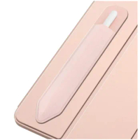 Pencil Case Holder Sticker For Apple Pencil 1st/2nd Generation,Elastic Pencil Pouch PU Leather Adhesive Sleeve For iPad 9th/8th