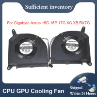 New Laptop Fan PLB07010S12HH DC12V 0.50A 4Pin For Gigabyte AERO15 15G 15P 17P 17G XC XB RX7G Rx5G RP77 RP75W CPU GPU Cooling Fan