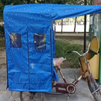 Tricycle Awning Sunshade Small Awning Bicycle with Shed Elderly Human Leisure Thickened Pedals