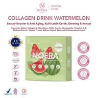 Noera Collagen Drink Watermelon isi 15 Pcs With Birdnest and Saffron Extract Improved Formula | Cola