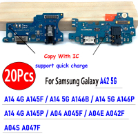 ปลั๊กพอร์ตชาร์จ USB, แจ็คปลั๊กซ็อกเก็ต, สายเคเบิลยืดหยุ่น, เหมาะสำหรับ Samsung A05, A14 4G, A145F 5G