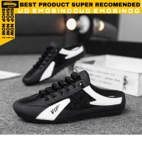 UDEMOS Sepatu Sneakers Slip-on Sepatu pria Sneakers Backless  Sneakers Trip Sepatu Olahraga Kasual k