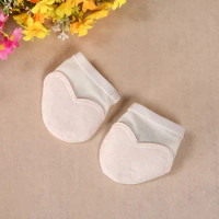 Relieve Cracked Cloth Practice Dance Anti Dryness Wear-resistant Heels Shoes Insole Women Socks Open Toe Five-hole Foot Pad