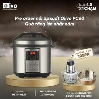 Nồi Áp Suất Olivo PC60 Bảo hành chính hãng 24th