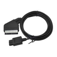 A/V TV Video Game cable Scart Cable For SNES for Gamecube and N64 Console Compatible with NTSC system
