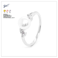 Debutgems แหวนเงินแท้ประดับมุก รุ่น R-5090WP-SIL