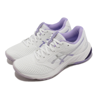 Asics 排羽球鞋 Netburner Ballistic FF 3 女鞋 白 紫 穩定 靈活 運動鞋 亞瑟士 1052A069104