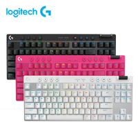 羅技G Pro X LIGHTSPEED 無線機械式TKL遊戲鍵盤-(黑\白\桃紅)
