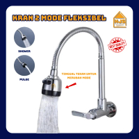 [HJS] Keran Air Angsa ABS Fleksibel 2 Mode - Kran Cuci Piring Angsa - Kran Sink Dapur Drat 1/2 Inch 