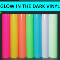 [STOK SEDIA] VINYL PU BERCAHAYA DALAM GELAP UNTUK PEMINDAHAN HABA /BAHAN TEKAN PANAS /VINYL BERCAHAY