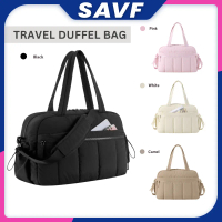 SAVF Puffy Travel Bag Gym Bag Puffer Duffel Bag Sport Bag Maternity bag Casual Handle Bag Carry-on B