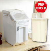 創意達人禾良組合式冷藏2.5L+儲米桶15KG-2件組