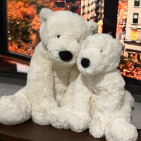Jellycat Polar Bear medium and Large