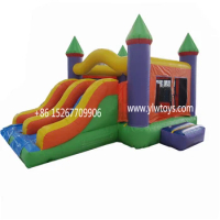 YLWCNN Inflatable Trampoline Castle Toys For Kids,Khildren Bouncer Slide,Garden Yard Bouncy Jumping Bed Baby Party Games