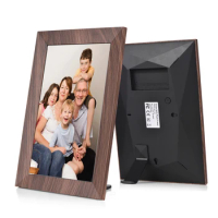 10.1-Inch WiFi Digital Photo Frame 16GB Storage Auto Rotation Share Photo via APP with Backside Stand for Friends Family Gift