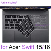Keyboard Cover for Acer Swift X GO Edge 3 Pro 5 SF315 SF316 SF515 SFA16 SFE16 SFG16 SFX16 Silicone Protector Skin Case 15.6 16.1