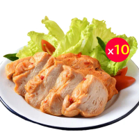 【卜蜂】極品川香椒麻 即食雞胸肉 超值10包組_共20片_momo美味標章認證(220g/2片/包_團購.即食)