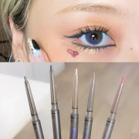 Matte Eyes Pencil Shiny Eyeliner Gel Pen Pearlescent Highlight Pen Long Lasting Waterproof Blonde Brown Eye Brow Makeup
