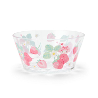 真愛日本 預購 美樂蒂 草莓 七彩水果 透明 樹脂 甜點碗 透明碗 點心碗 JD41