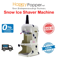 HAPPYPOPPER Commercial Snow Ice Shaver Machine Electric Smoothie Ice Crusher Cendol ABC Kacang Shave