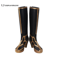 Fate/Grand Order Merlin High style Cosplay Shoes Boots Custom Made For You