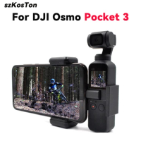 Phone Holder Expansion Accessories Expansion Phone Adapter Bracket Mount Clip with 1/4 Screw for DJI Osmo Pocket 3 2 Accessories