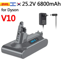 New Dyson SV12 6800mAh 100Wh Replacement battery for Dyson V10 battery V10 Absolute Fluffy cyclone V10 Battery charger