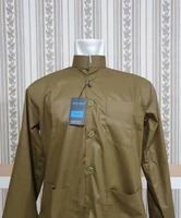 Baju Koko Ammu Collection Koko Ammu Haibah 100% Original Busana Muslim Pria Coklat Sampoerna M