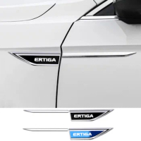 Car Fender Side Blade Stainless Steel Decal Car Body Protective Sticker for Suzuki ERTIGA 2021 2020 2019 2018 Accessories