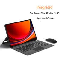 Magic Touchpad Keyboard For Samsung Galaxy Tab S9 Ultra 14.6" SM-X910 X916B Portuguese Spanish German Smart Keyboard Stand Case