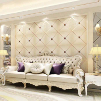 PAYSOTA Modern Simple 3D Diamond-Encrusted Wallpaper Deer Skin Downy Bedroom Living Room TV Background High-End Wall Paper Roll