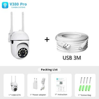 SKY - V380 Pro Outdoor Dual Lens CCTV HD 8MP Wifi 360° Motion Detect Two-Way Voice Auto Tracking IP 