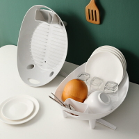 廚房晾碗架瀝水架家用水槽裝碗筷置物架放碗碟的瀝水籃碗盤收納籃