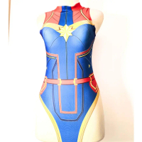 Lingerie Bodysuit Costume Cosplay Superhero Baju Renang Elastis 1295 Wanita Sexy Tidur Dress
