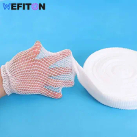 1Roll Fix Net Tubular Bandage Elastic Net Wound Dressing for Knee,Calf,Ankle,Breathable Bandage Retainer for Wrist Forearm Elbow