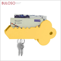 大鑰匙造型壁掛磁鐵鑰匙收納盒　鑰匙盒 信件盒 磁吸式（不挑色 款）【A423643】【不囉唆】