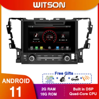 WITSON Android 11 Car GPS Map Navigation Car DVD Player For TOYOTA Alphard 2015 Car Auto Radio Stereo Headunit Dashboard D