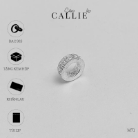 M71 - Mặt dây chuyền Callie Silver 1 hàng đá