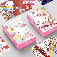 Thẻ bài Hello Kitty Dễ Thương Lamo Cart Bo Góc Bộ 30 Ảnh In Hình Sắc Nét Saka