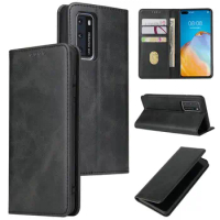 Magnetic Calf pattern Leather case for HuaWei P40 P30 P20 Pro Lite E Plus 5G Honor 9X 9A 9S NOVA 5I 6 SE GD010106
