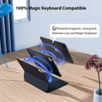 KUXIU Magnetic Case For Magic Keyboard iPad Pro 11"12.9",iPad Air 4/5,Carbon Fiber iPad Pro Protective Case,ipad Accessories