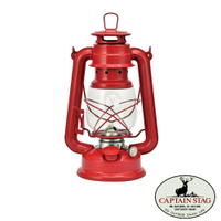 CAPTAIN STAG 鹿牌 煤油燈紅 UK-0510【野外營】露營燈 煤油燈