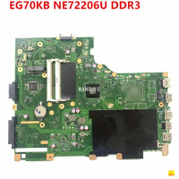 Used NBC2D11004 NB.C2D11.004 EG70KB Laptop Motherboard For ACER Gateway NE72206U DDR3 Mainboard