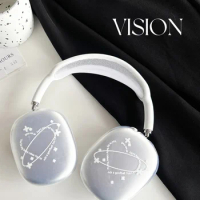 transparent cover For AirPods Max Case fashion Bluetooth Earphone silicon Protective Cases for Apple Airpods max Cover