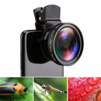 2 IN 1 Mobile Phone Lens 0.45X Wide Angle Len &amp; 12.5X Macro HD Camera Lens Universal For iPhone Huawei Xiaomi Samsung Android